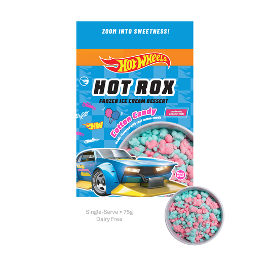 Hot Rox Beaded Ice Cream – Cotton Candy (Dairy-Free) (Single Pouch)
